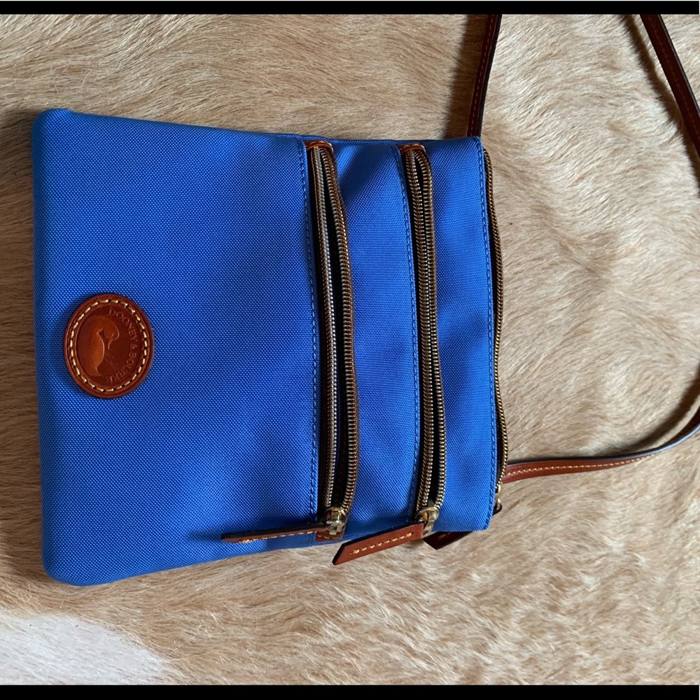 Dooney & Bourke nylon blue small crossbody